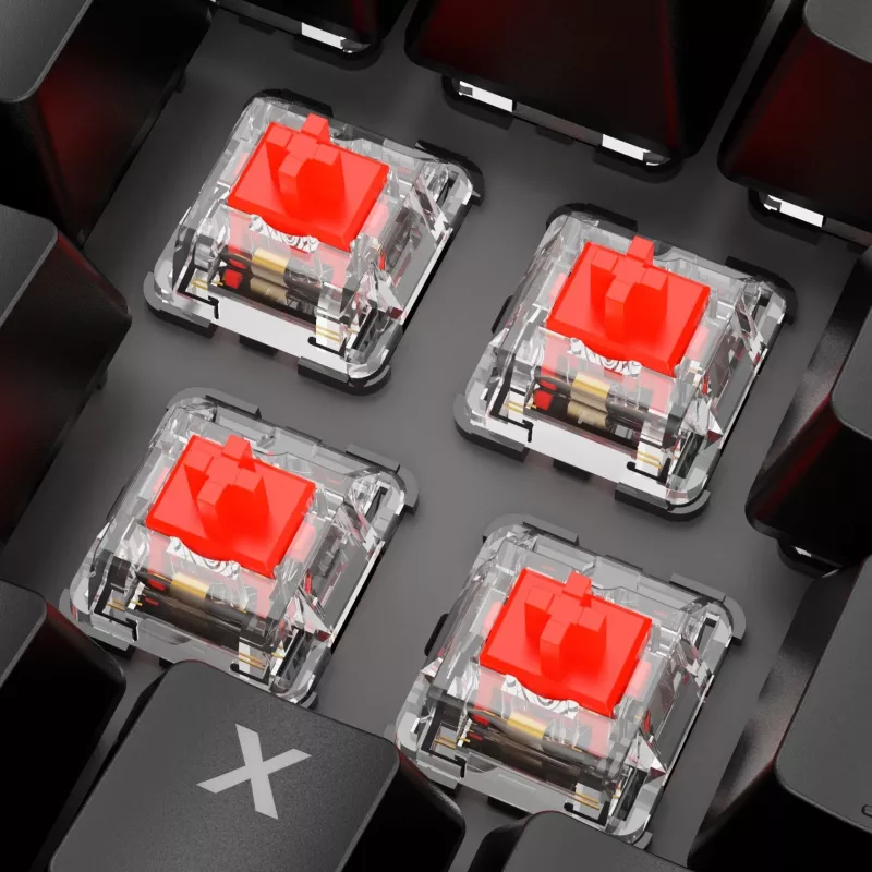 Mechaninė klaviatūra Sharkoon SKILLER SGK20 Red