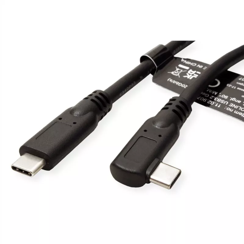 Secomp 11.02.9075 USB laidas 1 m USB 3.2 Gen 2 (3.1 Gen 2) USB-C juodas