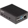 Aliumininis korpusas Raspberry Pi 4 B (juodas matinis)