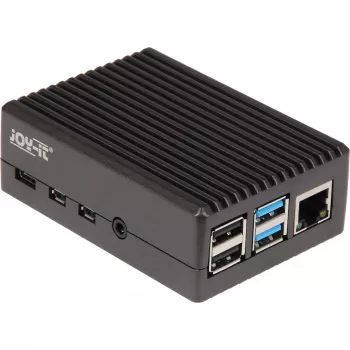Aliumininis korpusas Raspberry Pi 4 B (juodas matinis)