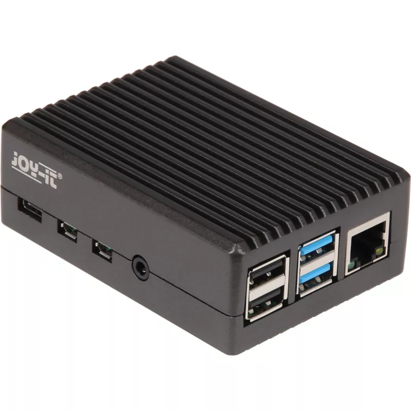 Aliumininis korpusas Raspberry Pi 4 B (juodas matinis)
