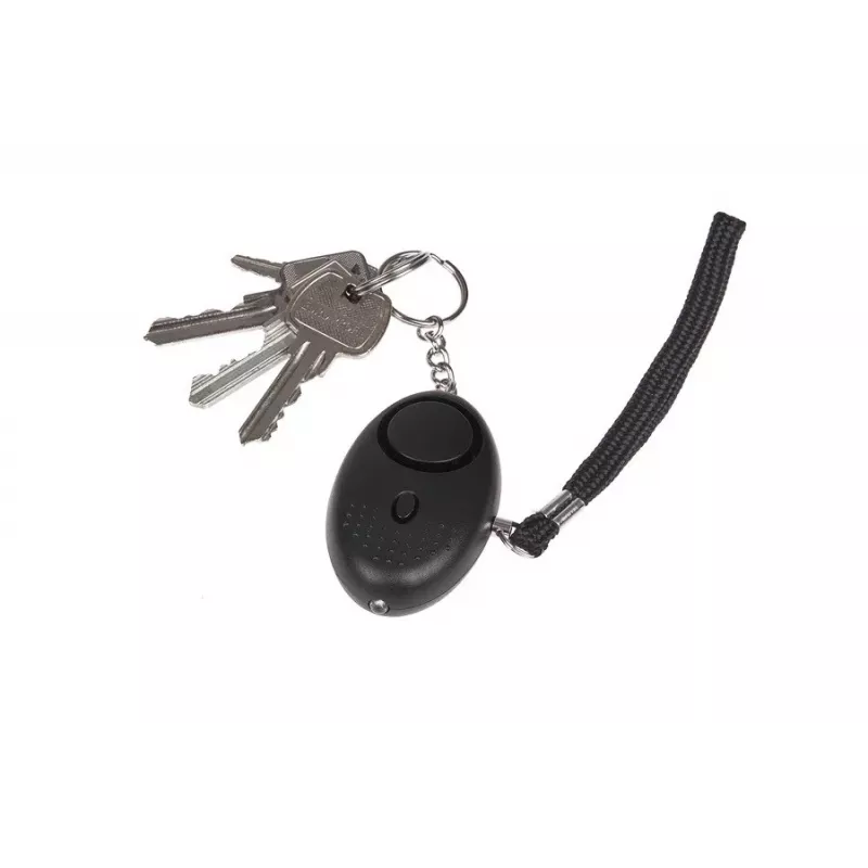 Asmeninis signalinis prietaisas GUARD YC-003-BL — 120 dB, LED žibintuvėlis, LR41 baterijos, nešiojamas saugos įrenginys