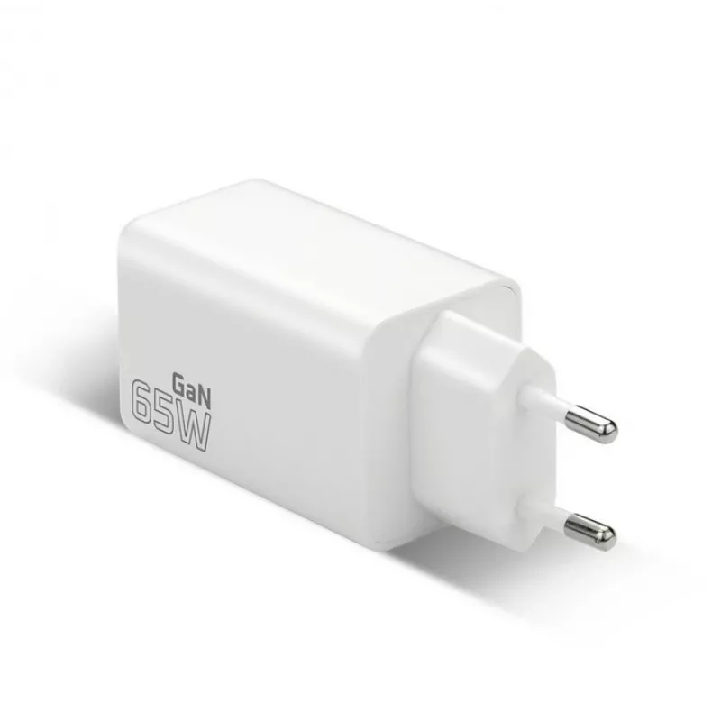 Įkroviklis everActive SQ-655Q 65W, 1×USB-A + 2×USB-C greitas įkrovimas