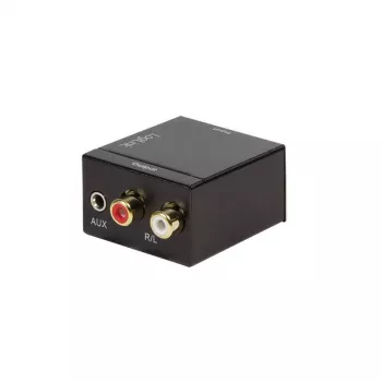 LogiLink CA0101 garso adapteris Toslink / RCA / Jack, juodas