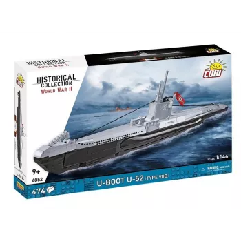 Konstruktorius Cobi U-Boot U-52 – 474 detalių modelio rinkinys