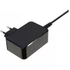 Nešiojamojo kompiuterio įkroviklis LC-Power LC-NB-GAN-65-C, juodas, vidaus naudojimui