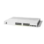Valdomas jungiklis Cisco Catalyst 1300-24P-4G, 24 prievadai GE, PoE, 4x1GE SFP, ribota viso gyvenimo apsauga (C1300-24P-4G)
