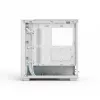 Fractal Design Epoch White TG RGB Clear Tint – baltas kompiuterio korpusas