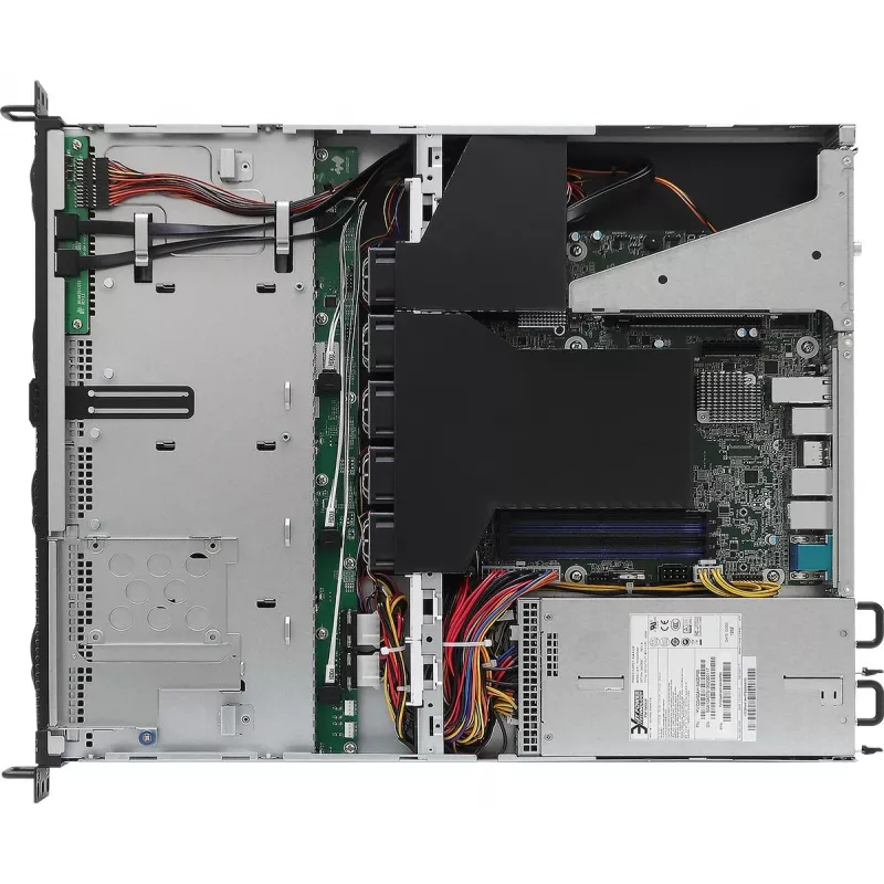 ASRock 1U4LW-B650/2L2T RPSU serverio korpusas be pagrindinės plokštės AMD B650 Socket AM5 stelažinis (1U)