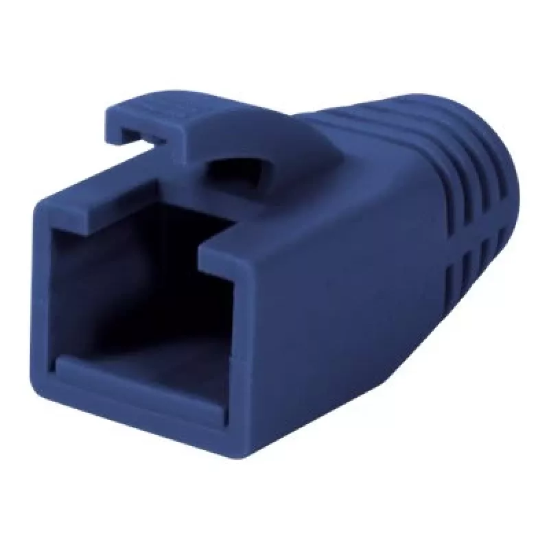 Logilink RJ45 kištuko įtempimo mažinimo gaubtas, 8,0 mm (50 vnt.) MP0035B mėlynas