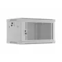Lanberg sieninė spinta 19 colių 6U 600x450 mm pilka