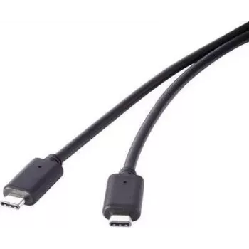 USB 3.1 Gen 2 kabelis Renkforce 1460356 — 1x USB-C jungtis, 0,50 m, juodas