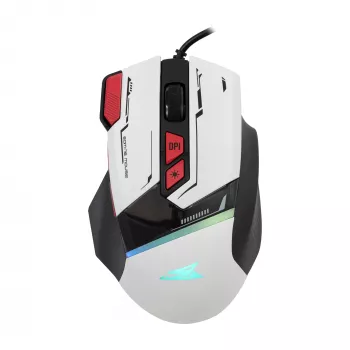 Pelė Baracuda BGM-042 MANTA balta USB
