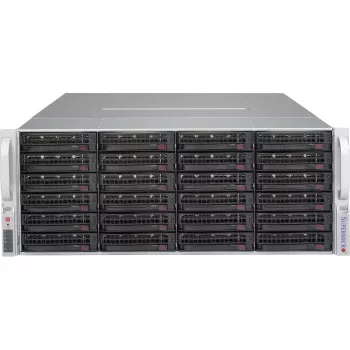 Supermicro SuperChassis 847BA-R1K23LPB 4U 36 lizdų serverio korpusas 1200W perteklinis maitinimas