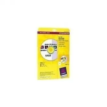 Avery CD/DVD etiketės - baltos, 117 mm apvalios, 50 etikečių (25 lapai x 2) L6043-25