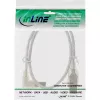 Microconnect USBAB5ANGLED-L USB kabelis USB 2.0 5 m USB A USB B Baltas