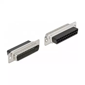 Adapteris D-Sub 25 kontaktų crimp kištukas į 2 x RJ45 lizdą DeLOCK 66833