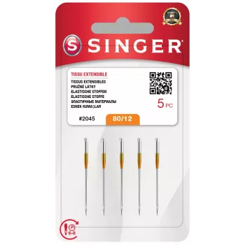 SINGER siuvimo mašinos adata 2045 SZ12 BLST W/05 N204511M503 – namų ir pramoninė adata dydis 12