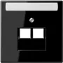 Jung LS 969-2 NAUA SW Black (LS969-2NAUASW)