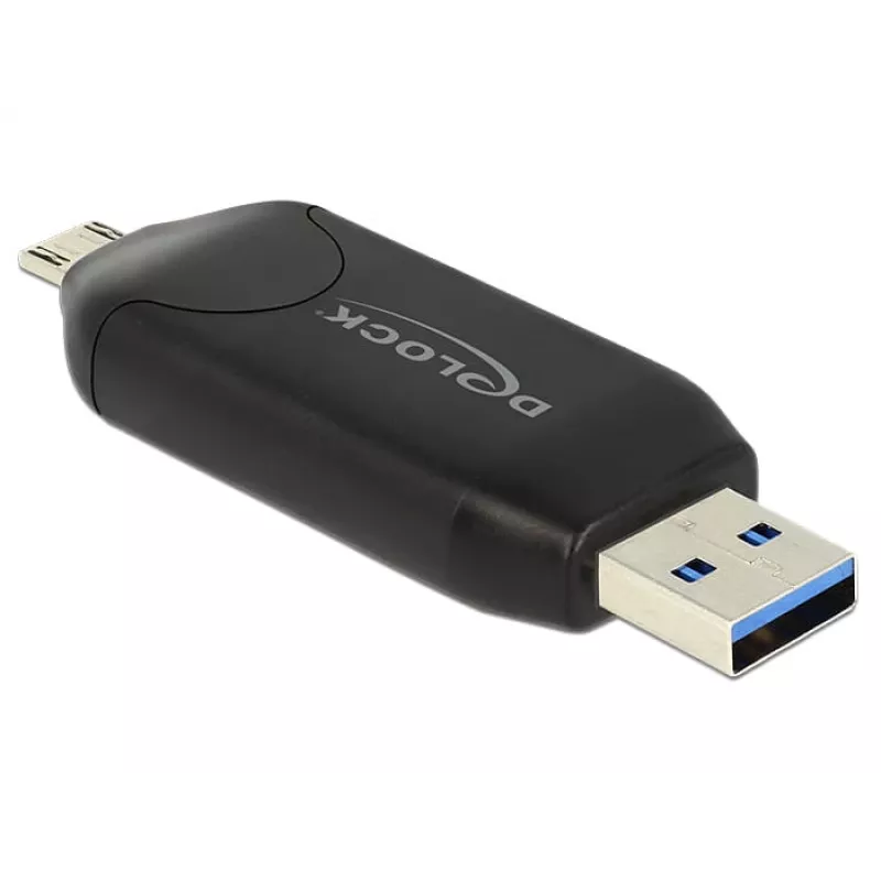 Card Reader DeLOCK 91734 USB/Micro-USB Juodas