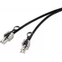 Renkforce RF-4538220 tinklo kabelis juodas 20 m Cat6a S/FTP (S-STP) (RF-4538220)