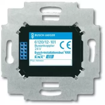 Dangtelis jungiklio lizdui Busch-Jaeger 6120/12-101 metalinis 71×71 mm