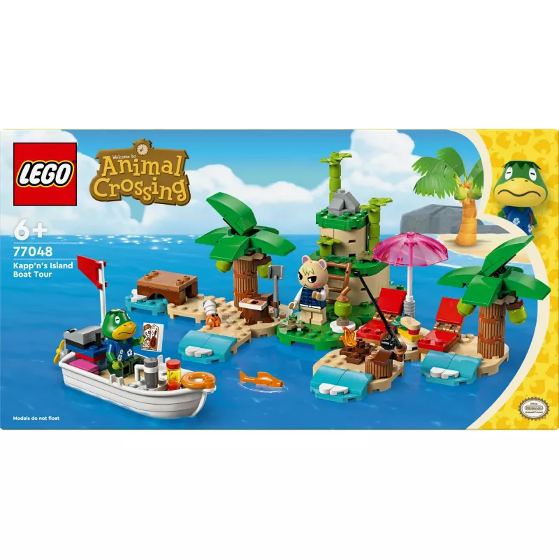 LEGO statybinis rinkinys 77048 Animal Crossing kelionė valtimi su Kapitono sala