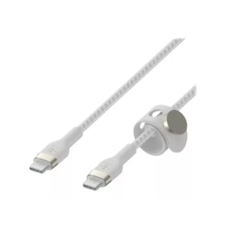 Belkin BOOST↑CHARGE PRO Flex USB-C laidas 1 m USB 2.0 USB C baltas (CAB011BT1MWH)