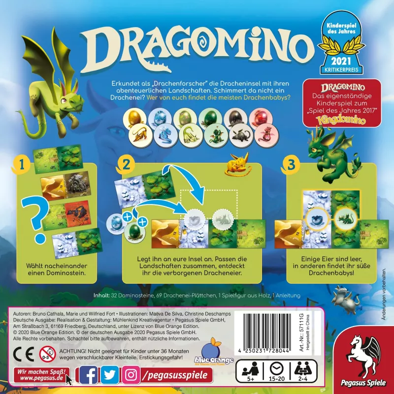 Dragomino, stalo žaidimas, Vaikų metų žaidimas 2021