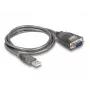 DeLOCK 61400 lyties keitiklis USB A – RS-232 juodas
