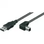 Wentronic Goobay USB 2.0 Hi-Speed laidas, juodas, 3 m - USB 2.0 kištukas (A tipas) > USB 2.0 kištukas (B tipas) (68733)
