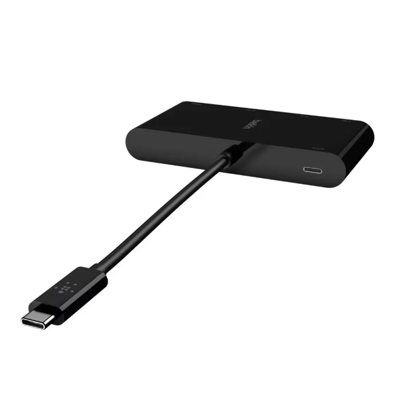 Belkin USB-C Multimedijos ir Įkrovimo Adapteris