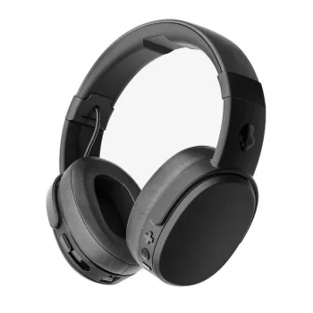 Ausinės Skullcandy Crusher Wireless – juodos, aplinkausinės, Bluetooth ir 3,5 mm, sulankstomos, 40 h baterija