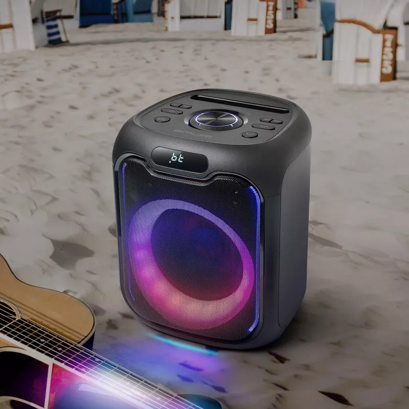 Muse M-1803 nešiojama DJ/vakarėlių kolonėlė juoda 150 W