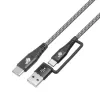 USB A į C laidas TB AKTBXKUCTOA120B 1,2 m, juodas