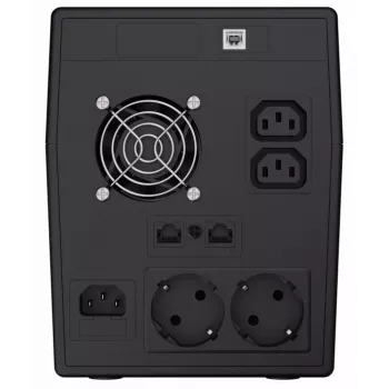 Nepertraukiamo maitinimo šaltinis Green Cell UPS09 – linijinis-interaktyvus 3 kVA / 1400 W, 230 V, LCD, bokštas, 5x F tipo lizdai