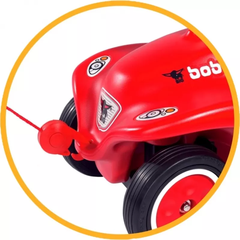 BIG Bobby-Car-Seil vilkimo virvė raudona/geltona 1–7 metams