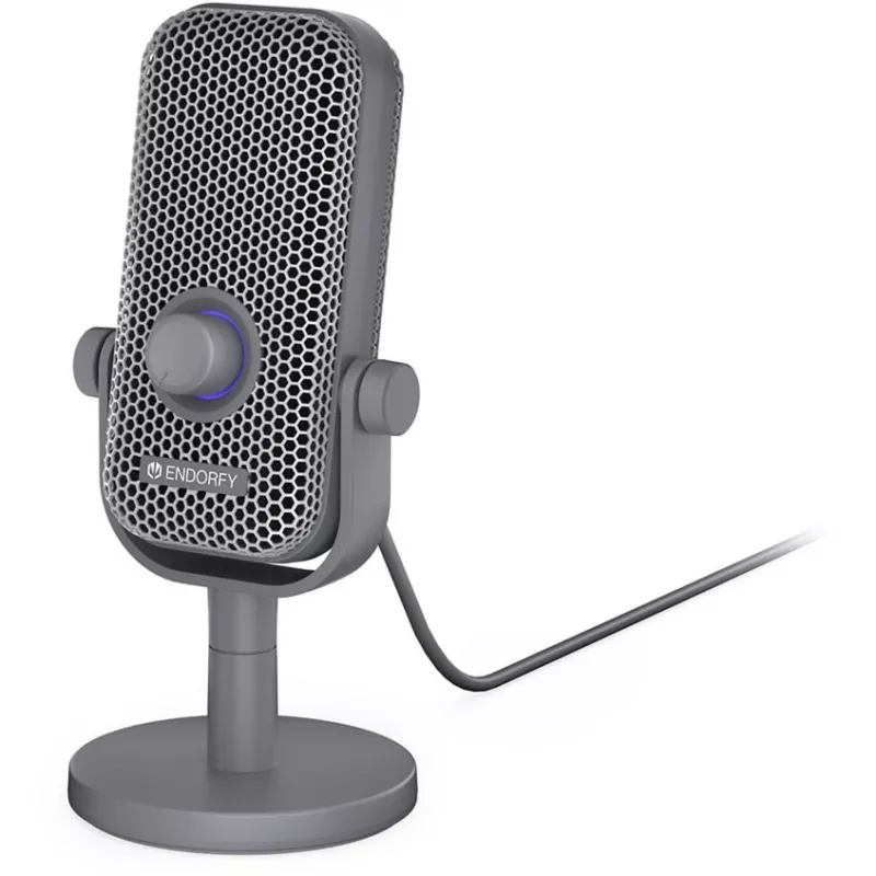 Mikrofonas ENDORFY Solum Voice S Alt pilkas EY1B024 USB jungtimi
