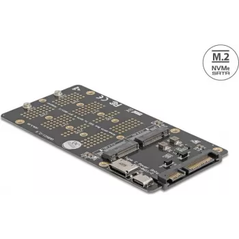 DELOCK M.2 Key M NVMe SSD į OCuLink SFF-8612 keitiklio adapteris (64294)