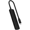 Satechi ST-P4SK USB-C 4-in-1 daugiafunkcis adapteris, juodas
