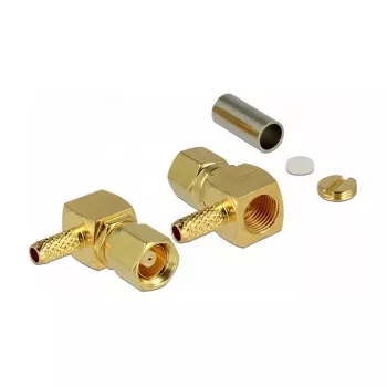 Koaksialinis SMC lizdas 90° DeLOCK 65860