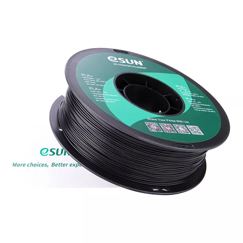 PLA+ 1,75mm juodas 1kg