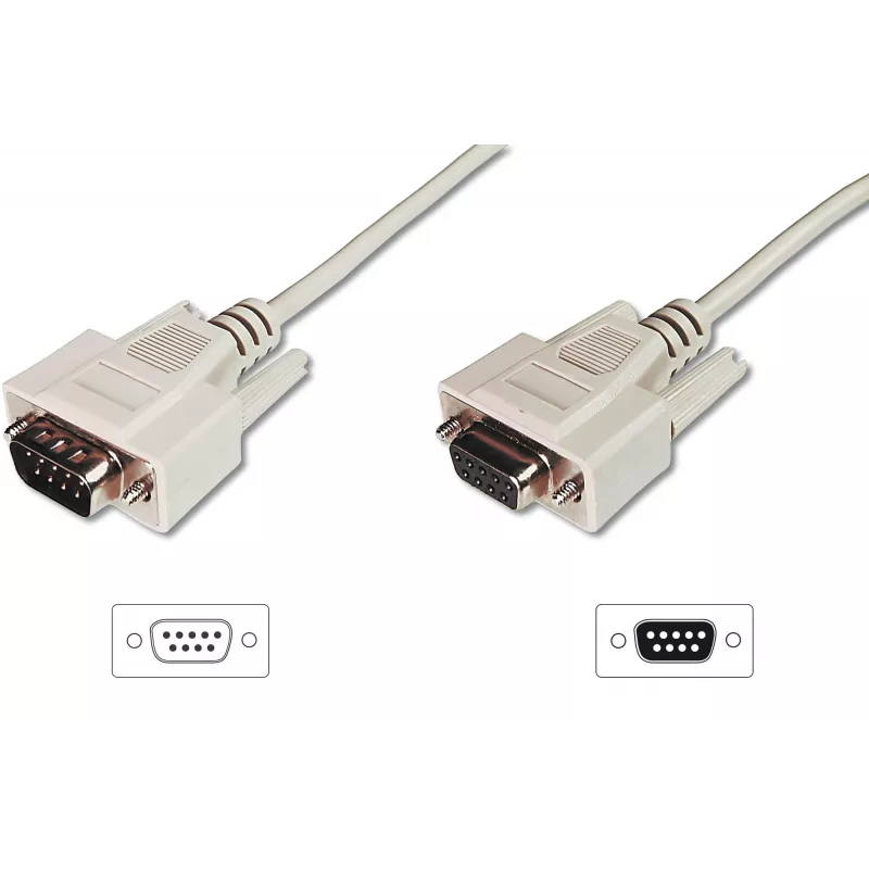 Serijinis kabelis ASSMANN Electronic D-Sub9 2,0 m
