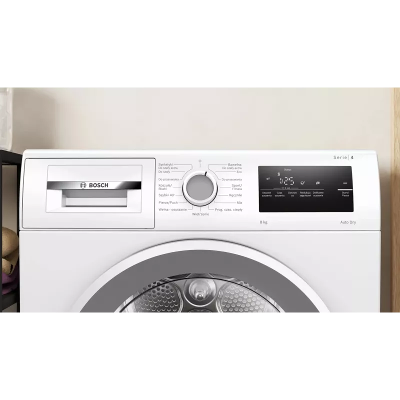 Bosch WTH86277PL Kondensacinis šilumos siurblio džiovintuvas 8 kg Baltas