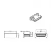 Apsauginis dangtelis HDMI mini-C jungtims DeLOCK 64028