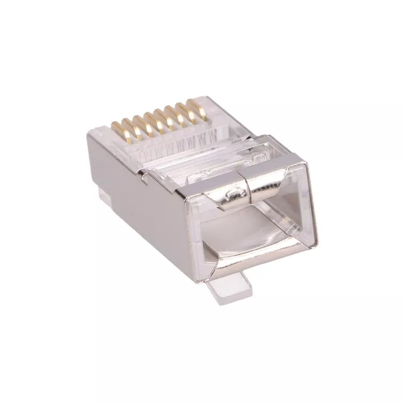 Extralink RJ45 jungtis CAT5E FTP 8P8C skaidri