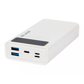 Nešiojamas power bank BLOW PB20E 20000mAh QC+PD 20W su USB-C, 2×USB-A, Lightning įėjimu, polimerine baterija