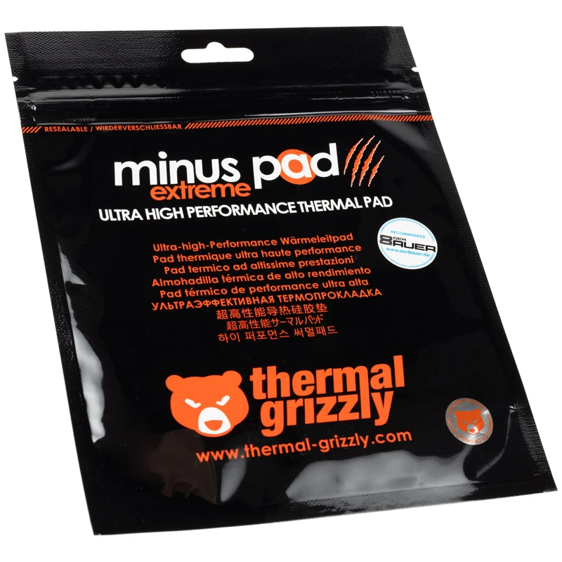 Thermal Grizzly TG-MPE-120-20-15-R Minus Pad Extreme šiluminė juostelė, 120 x 20 x 1,5 mm, mėlyna/rožinė
