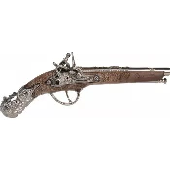 Metalinis piratų pistoletas Gonher modelis 239863 – metalinis žaislinis pistoletas