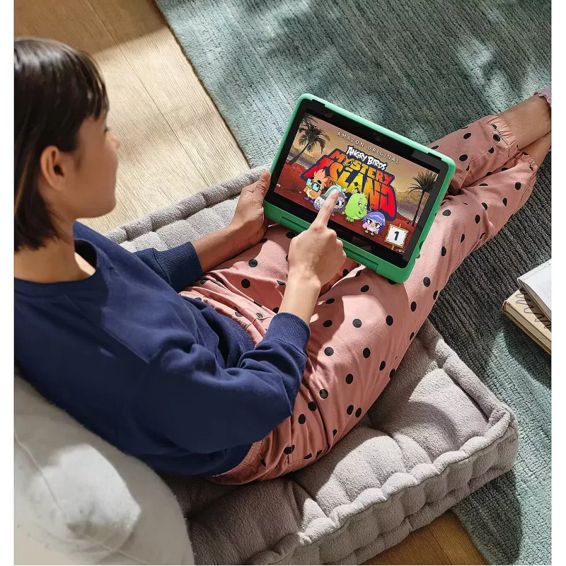 Amazon Fire HD 8 vaikams planšetė (8 colių HD ekranas, 3 GB RAM, 32 GB atminties, mėlyna)